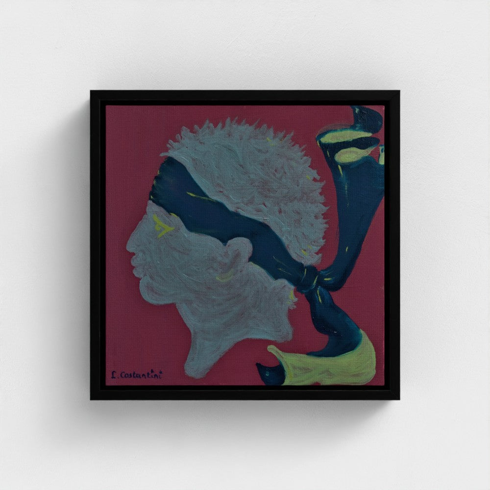 LONDON!- Corsica Flag Pop Art Print on Canvas | Art by Lau Costantini