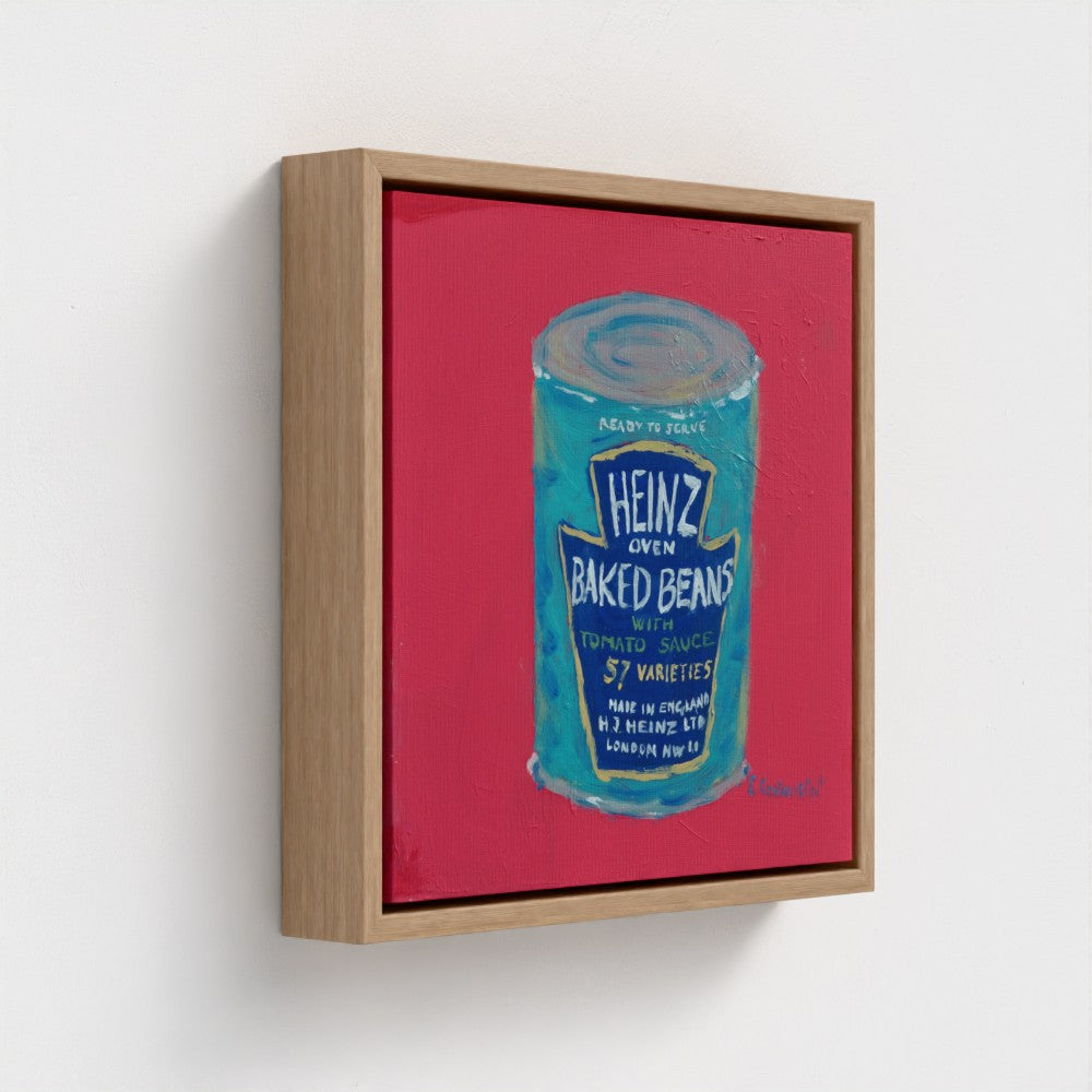 OLD BEAN!-Pop Art Baked Beans Print on Canvas
