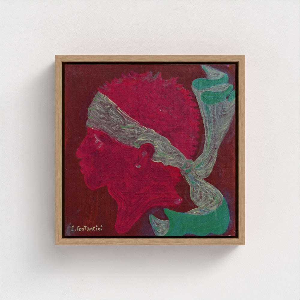 NAPOLI!- Corsica Flag Pop Art Print on Canvas | Art by Lau Costantini