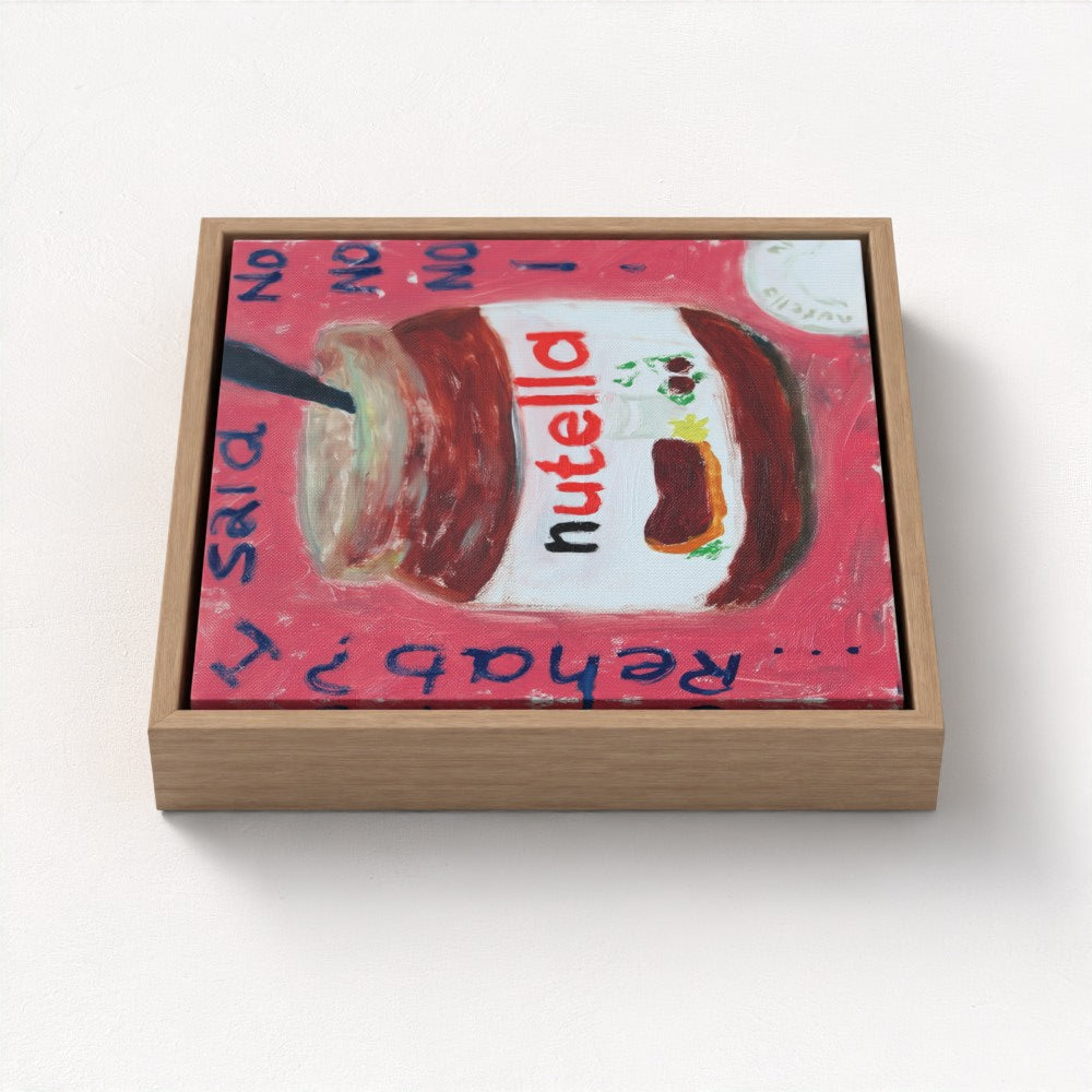REHAB! - Impression Pop Art Nutella sur toile