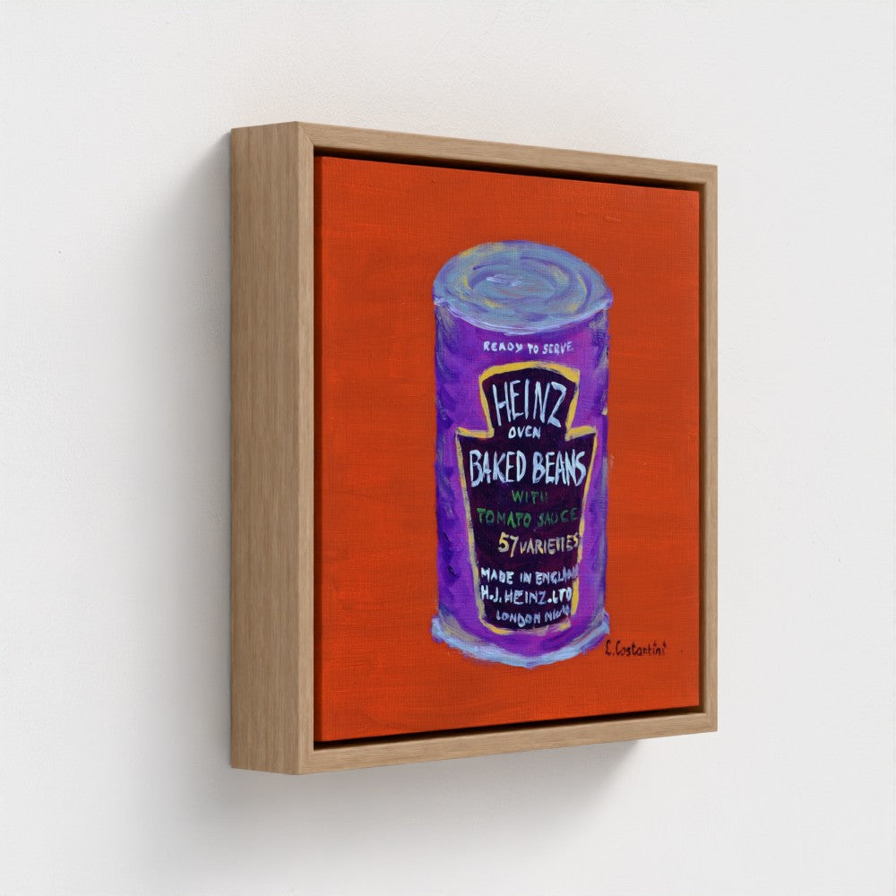 FULL OF BEANS!-Pop Art Baked Beans Print on Canvas