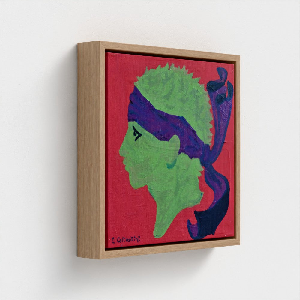 CASABIANCA!- Corsica Flag Pop Art Print on Canvas | Art by Lau Costantini