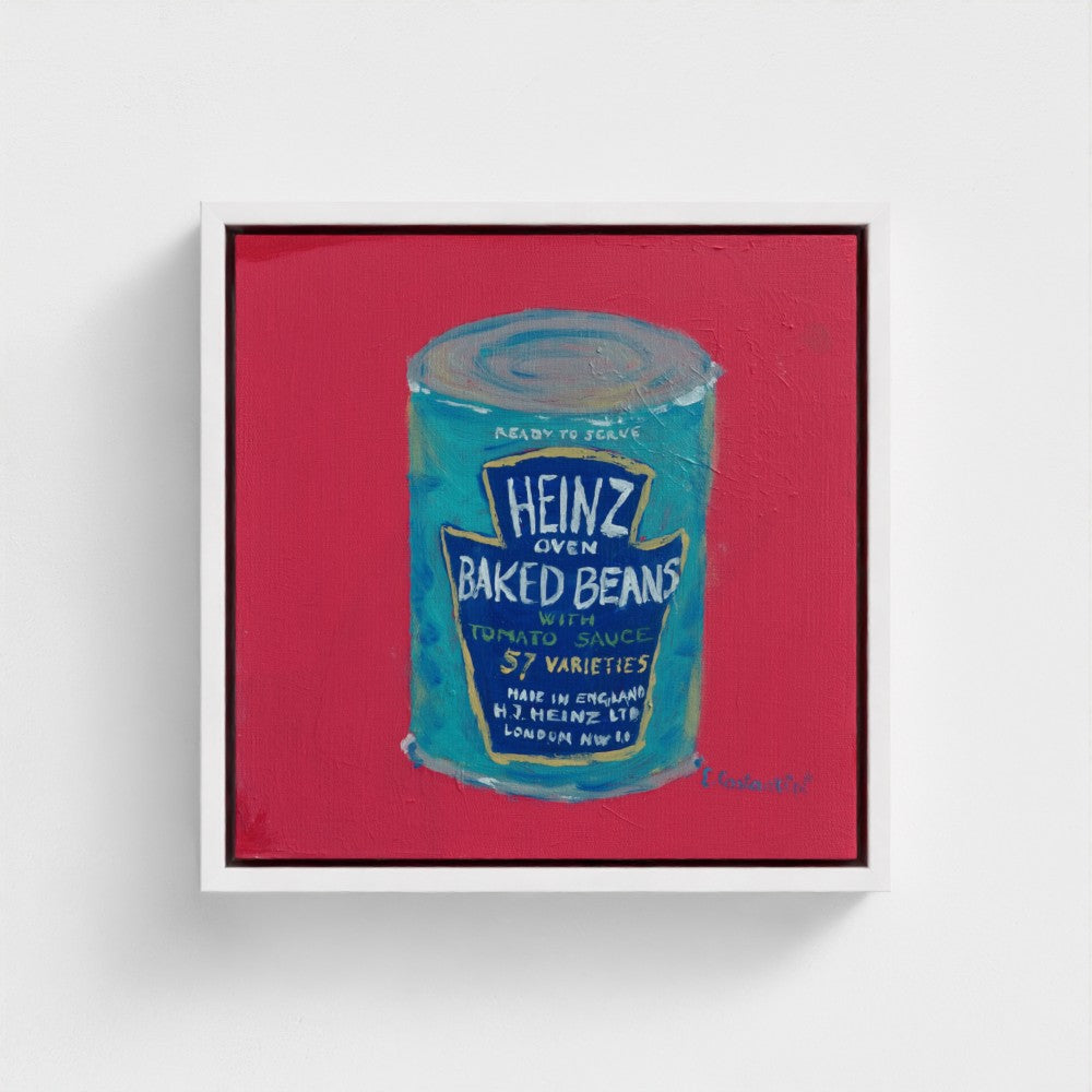OLD BEAN!-Pop Art Baked Beans Print on Canvas