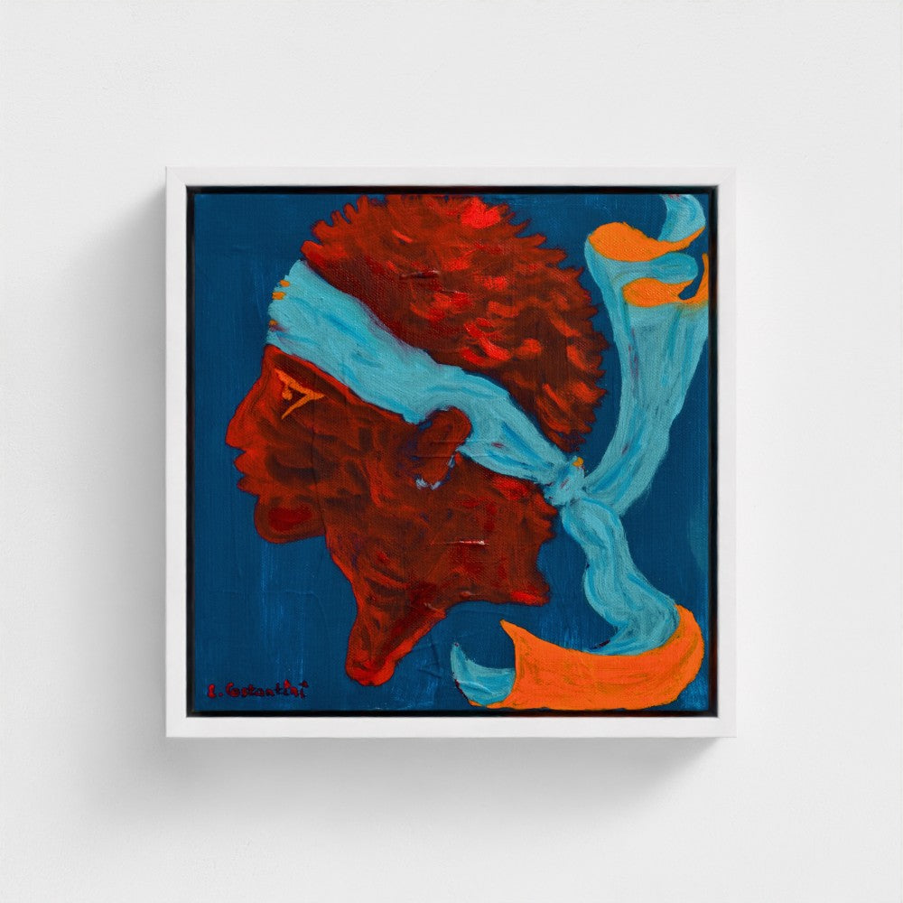 MONTICELLO!- Corsica Flag Pop Art Print on Canvas | Art by Lau Costantini