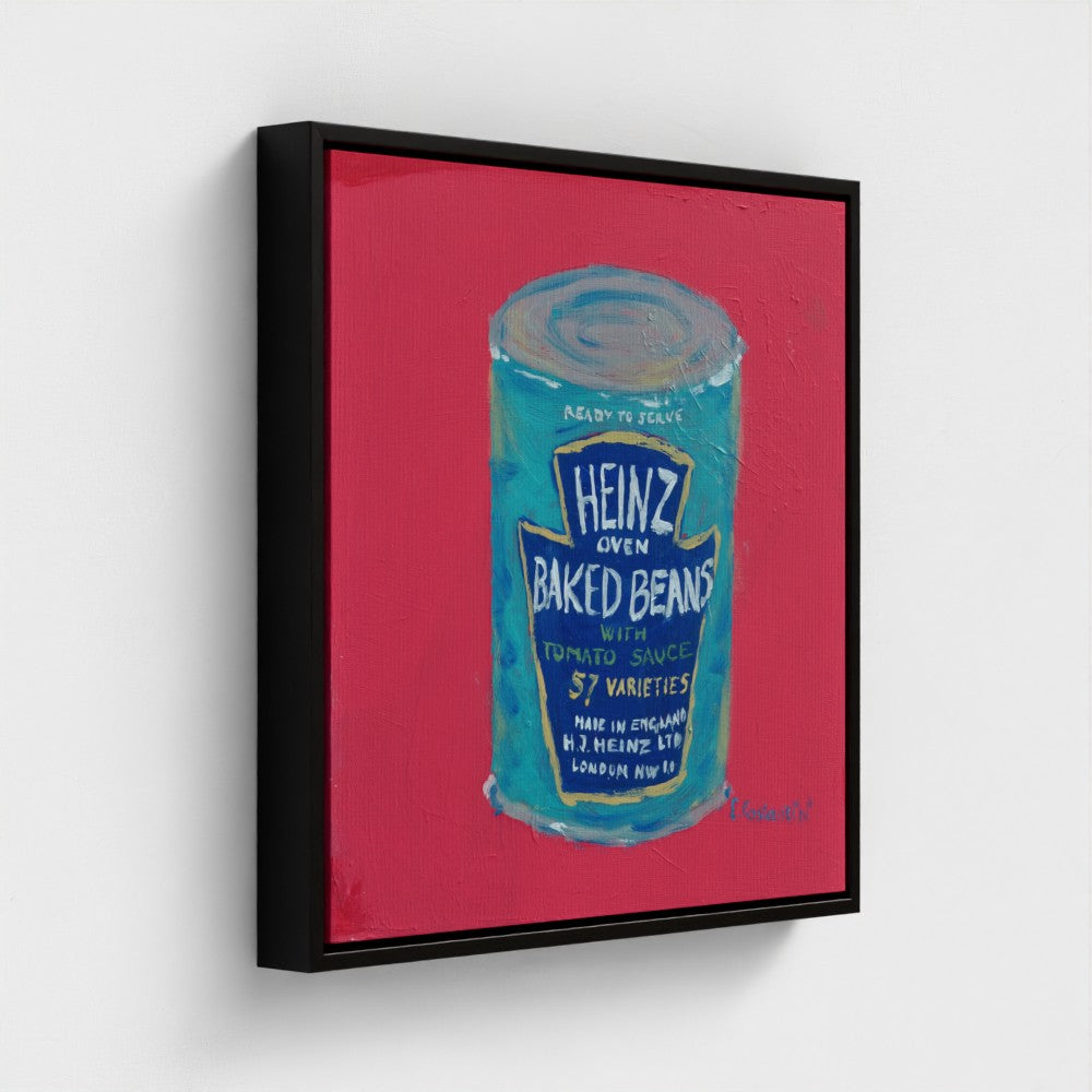 OLD BEAN!-Pop Art Baked Beans Print on Canvas