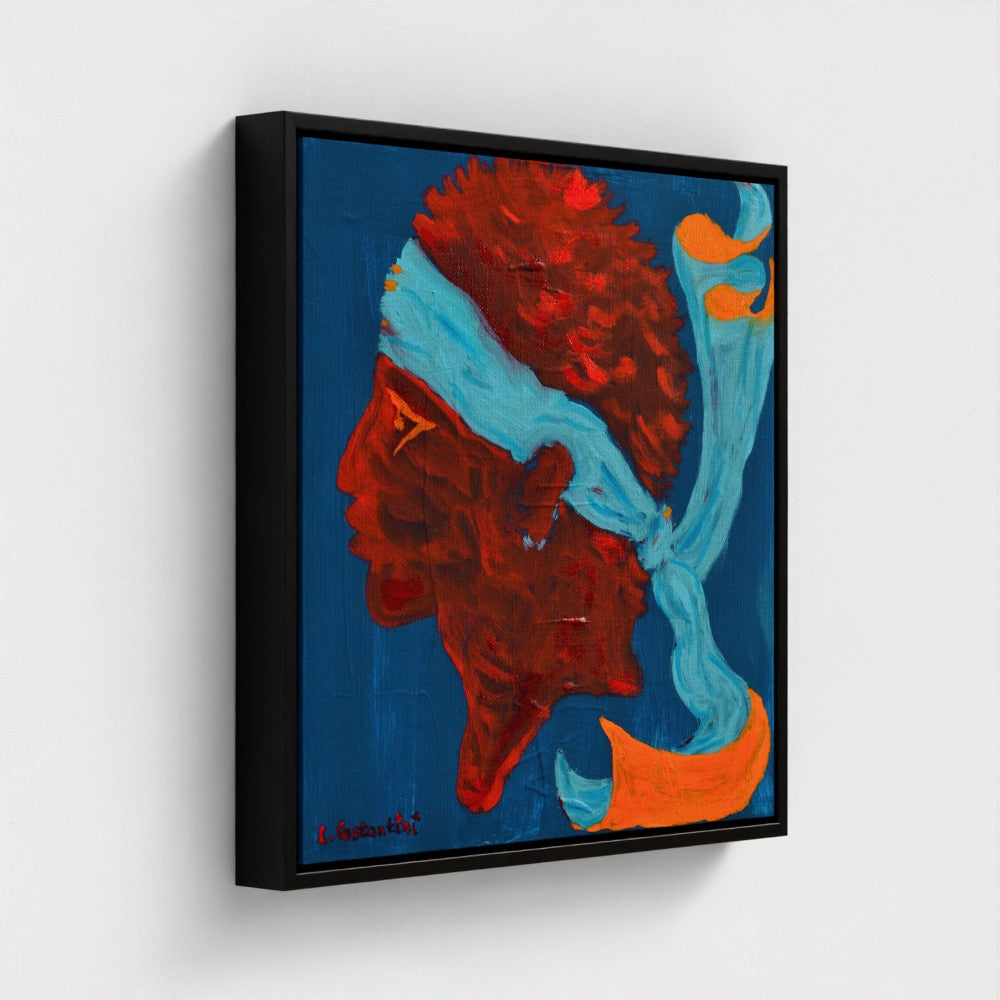 MONTICELLO!- Corsica Flag Pop Art Print on Canvas | Art by Lau Costantini