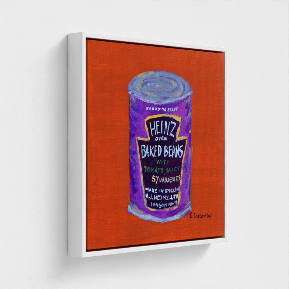FULL OF BEANS!-Pop Art Baked Beans Print on Canvas