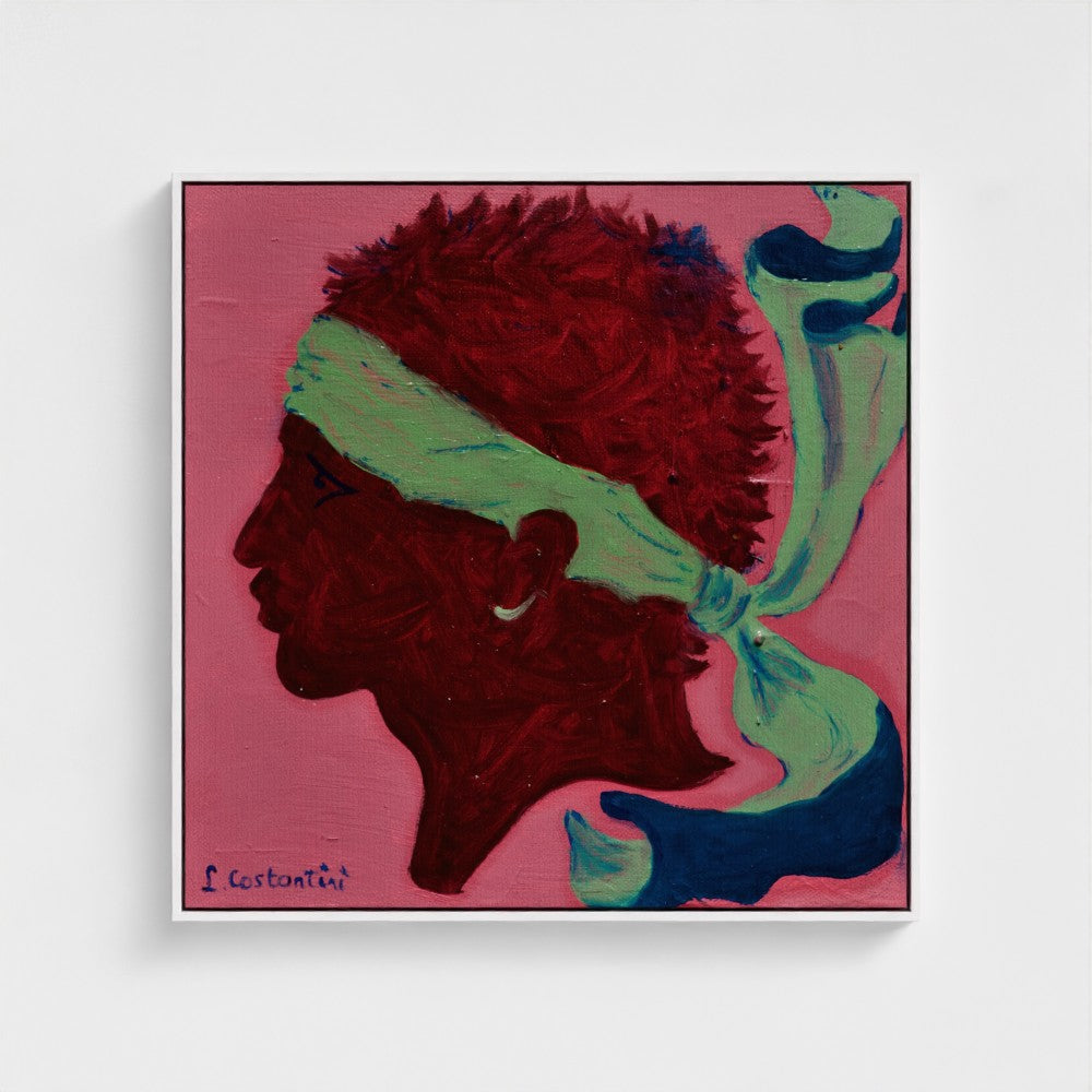 MOROSAGLIA!- Corsica Flag Pop Art Print on Canvas | Art by Lau Costantini