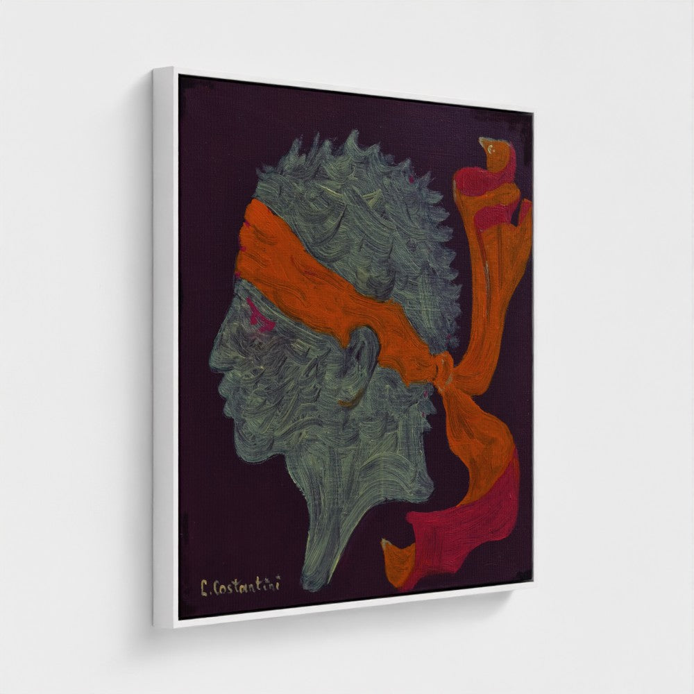 CORTI!- Corsica Flag Pop Art Print on Canvas | Art by Lau Costantini