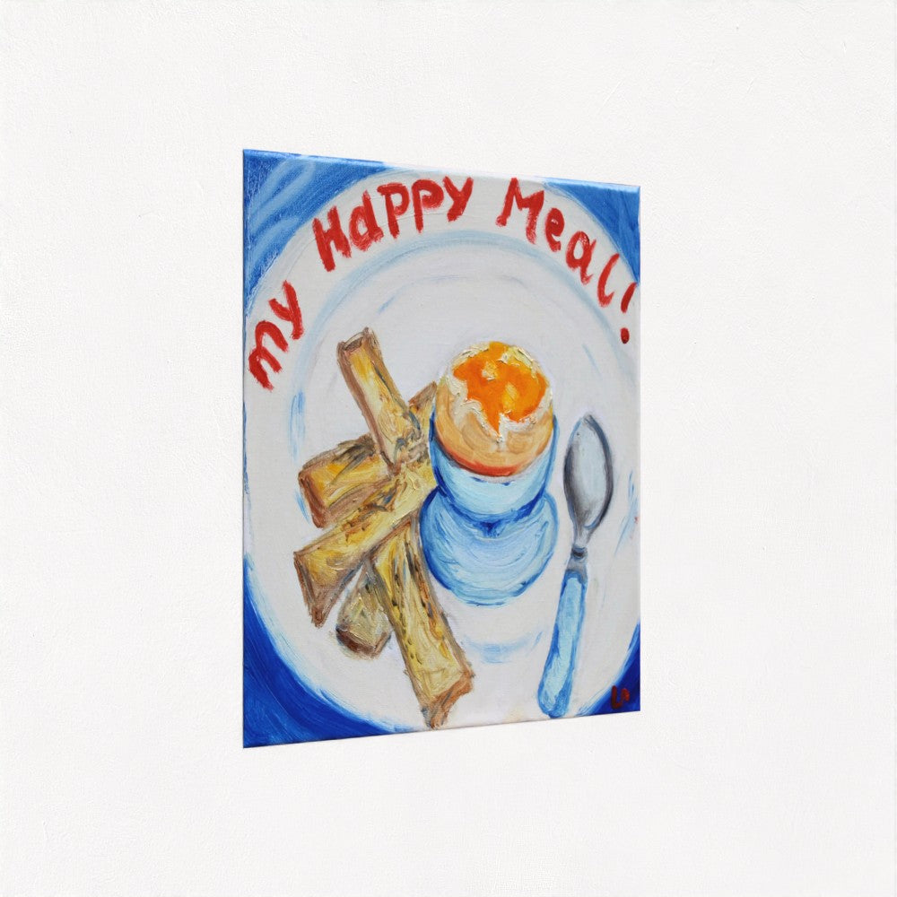 MEAL! Pop Art Egg Print on Paper