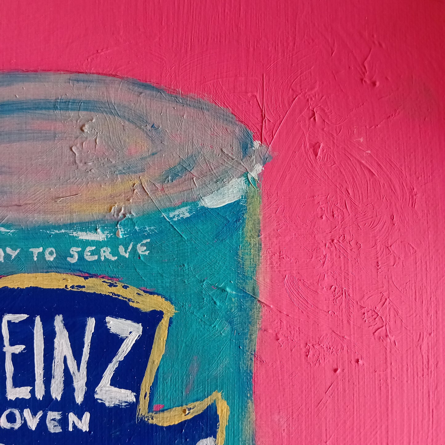 "OLD BEAN!" | Original Baked Beans Pop Art Canvas by Lau Costantini