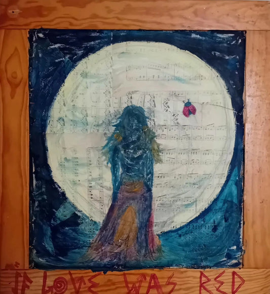 "FULL!" | Original Moon Sisters Full Moon Witch Art by Lau Costantini