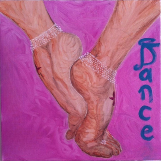 "BANGHRA!" | Original Indian Dancing Pop Art Canvas by Lau Costantini