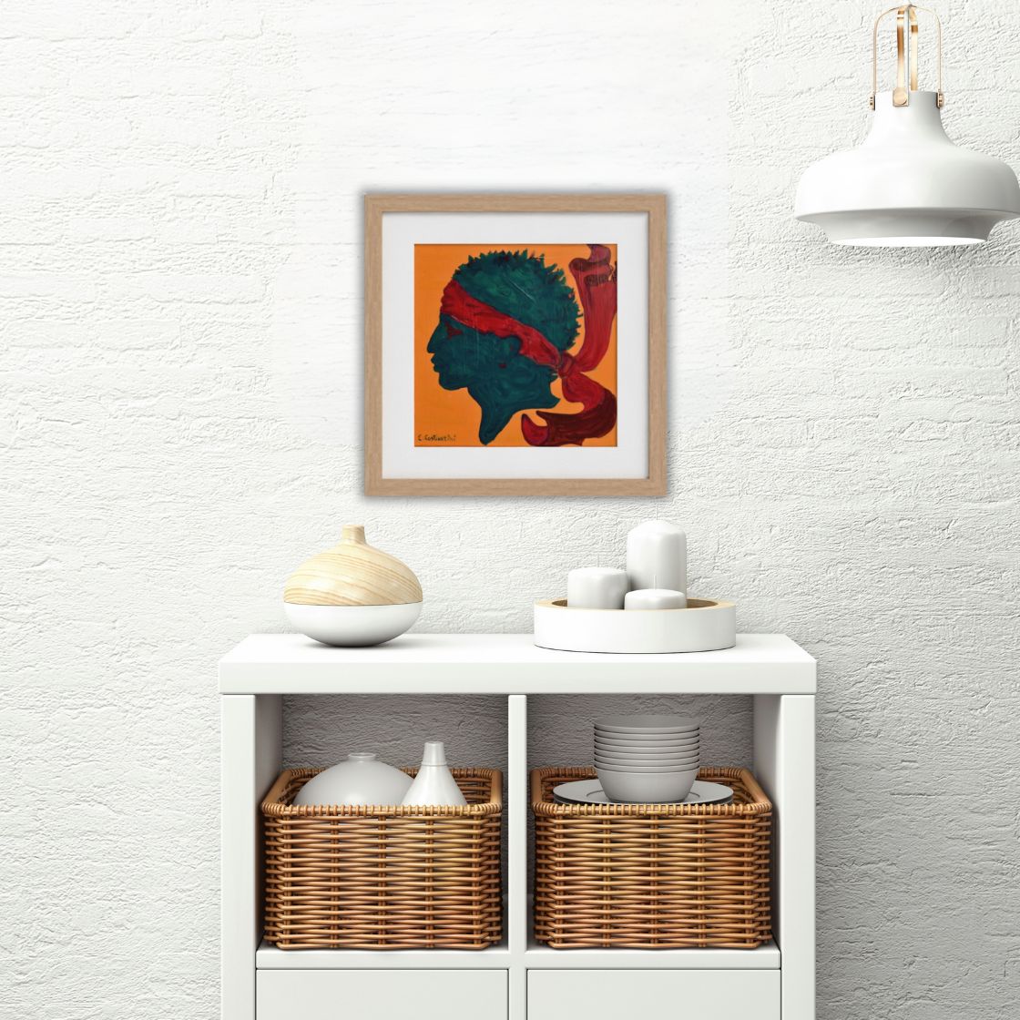 ISULA ROSSA!- Corsica Flag Pop Art Print on Paper | Art by Lau Costantini