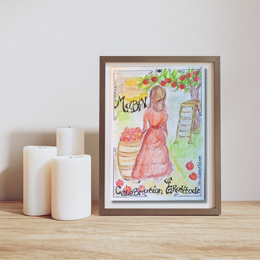 "MABON!" | Original Wheel of the Year Witch Art by Lau Costantini
