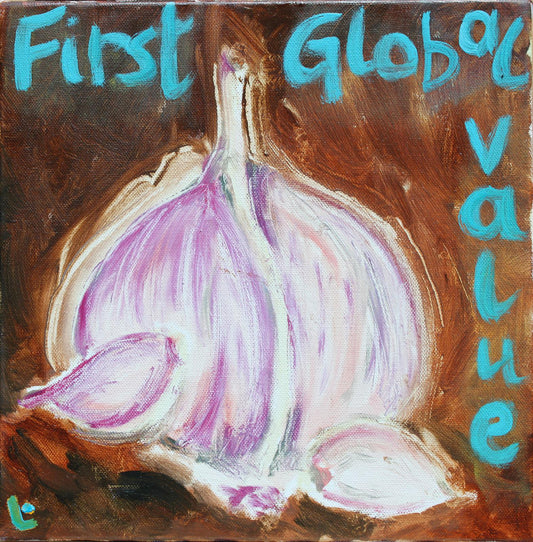 GARLIC! Canvas Print – Global Food Icon Pop Art