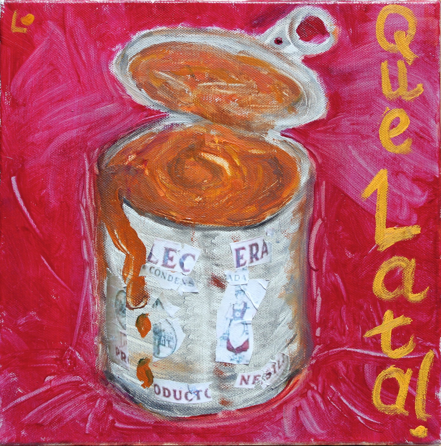 LATA! Dulce de Leche Pop Art Canvas Print