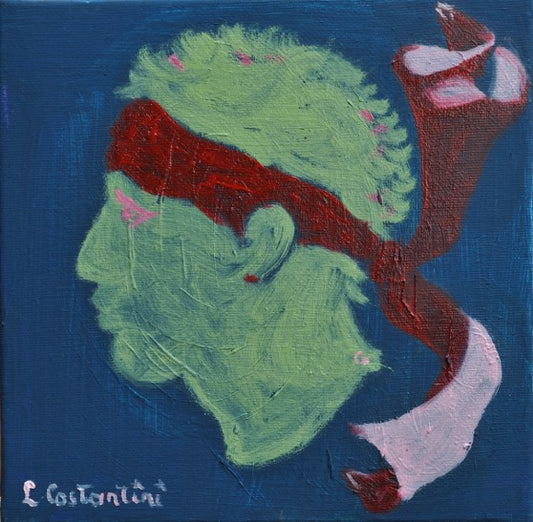 "CORSICA!" | Original Corsica Flag Pop Art Canvas by Lau Costantini