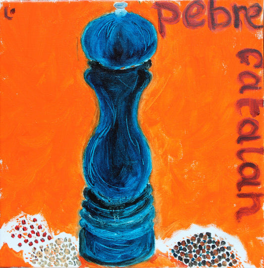 PEPPER Canvas Print — Pepper Mill “Pebre Catalan”