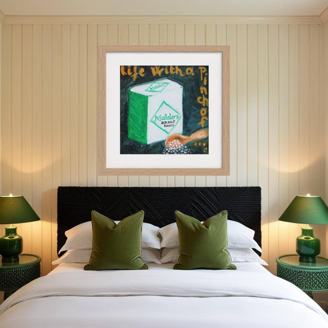 PINCH! Pop Art Maldon Salt Print on Paper