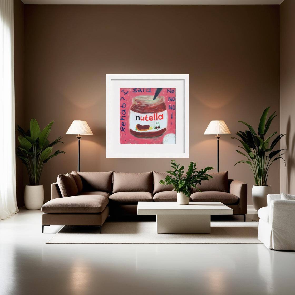 REHAB!-Pop Art Nutella Print on Paper