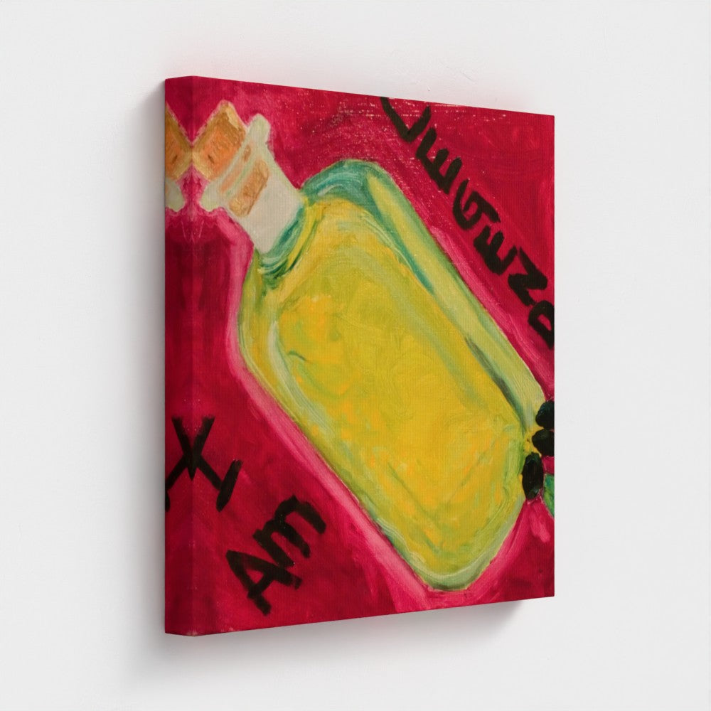 "OLIVE!" Pop Art Olive Oil Print on Canvas