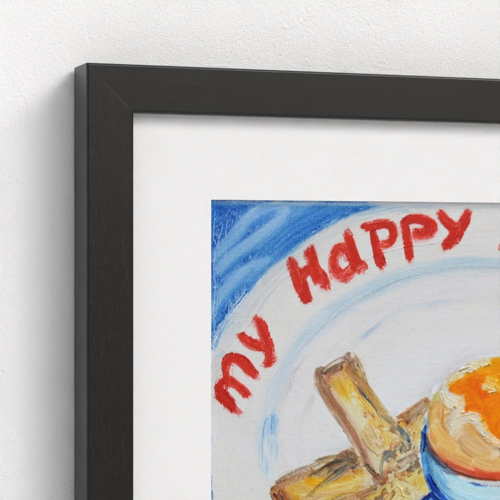 MEAL! Pop Art Egg Print on Paper