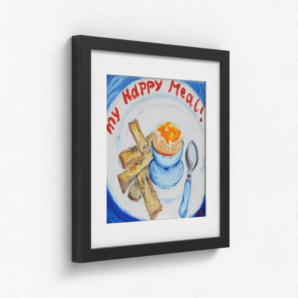 MEAL! Pop Art Egg Print on Paper
