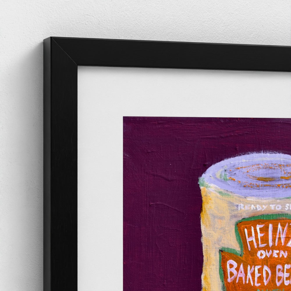 HOW MANY BEANS!-Pop Art Baked Beans Print on Paper