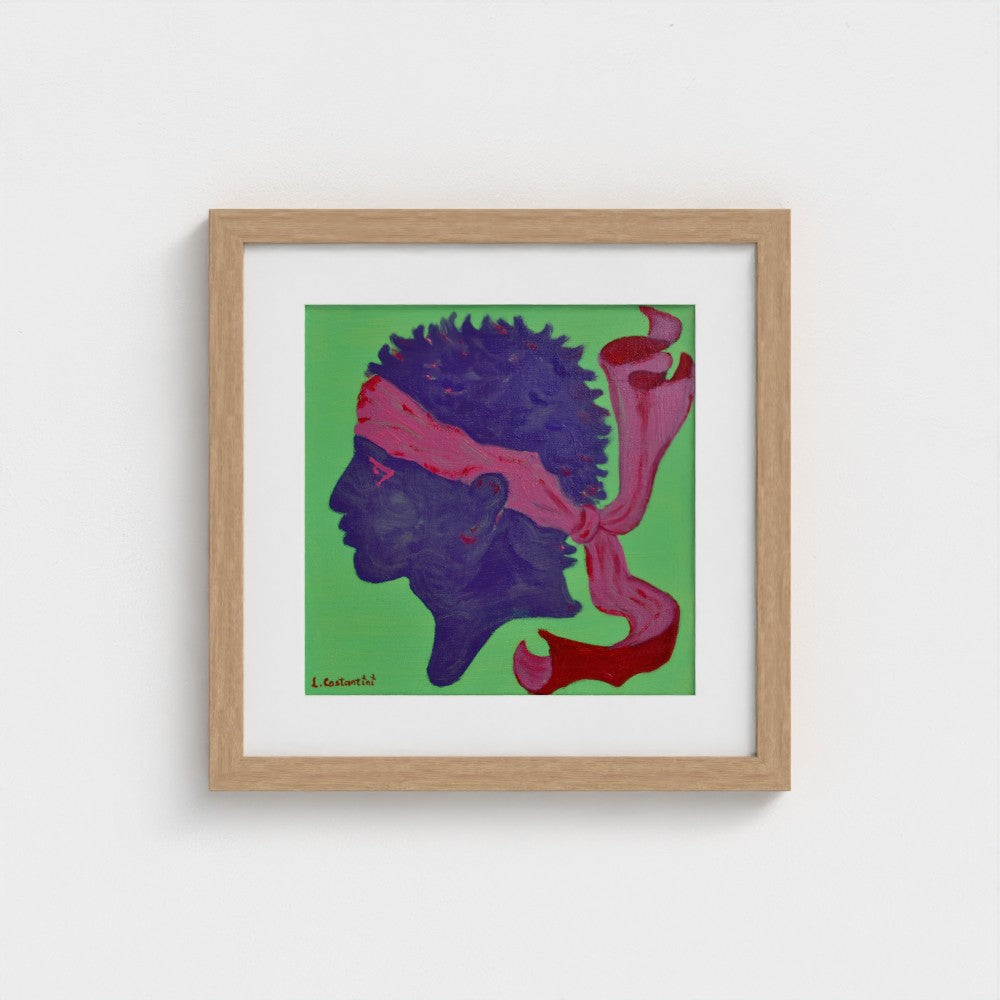 OREZZA!- Corsica Flag Pop Art Print on Paper | Art by Lau Costantini