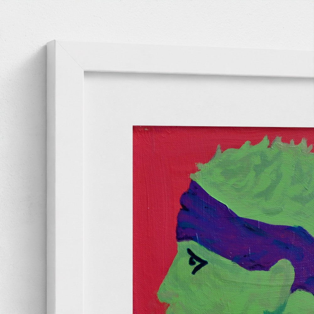 CASABIANCA!-Tirage Pop Art sur Papier du drapeau Corse  | Creation de Lau Costantini