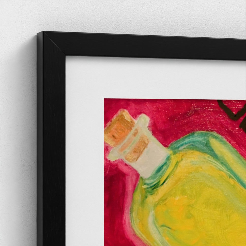 "OLIVE!" Pop Art Olive Oil Print on Paper