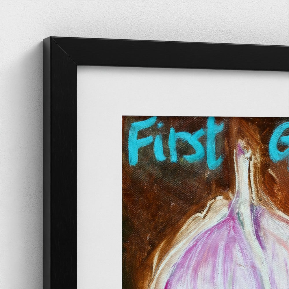 GARLIC! Fine Art Paper Print – Global Food Icon Pop Art