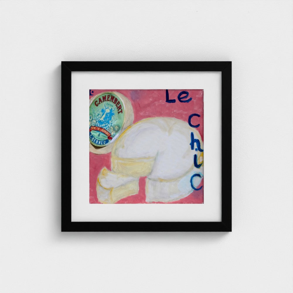 CHEESE! “Le Chic” Camembert Art Print on Fine Art Paper