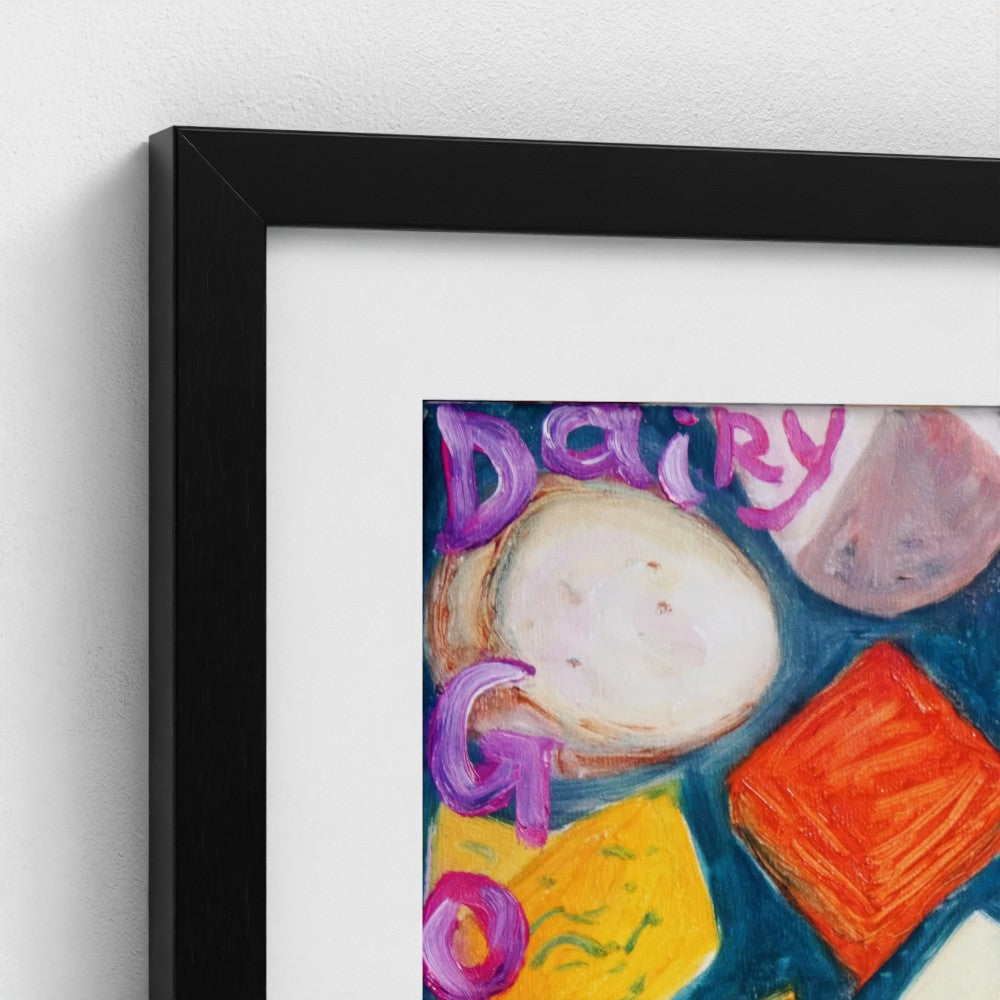 DAIRY! Fine Art Paper Print – British Cheese Heritage