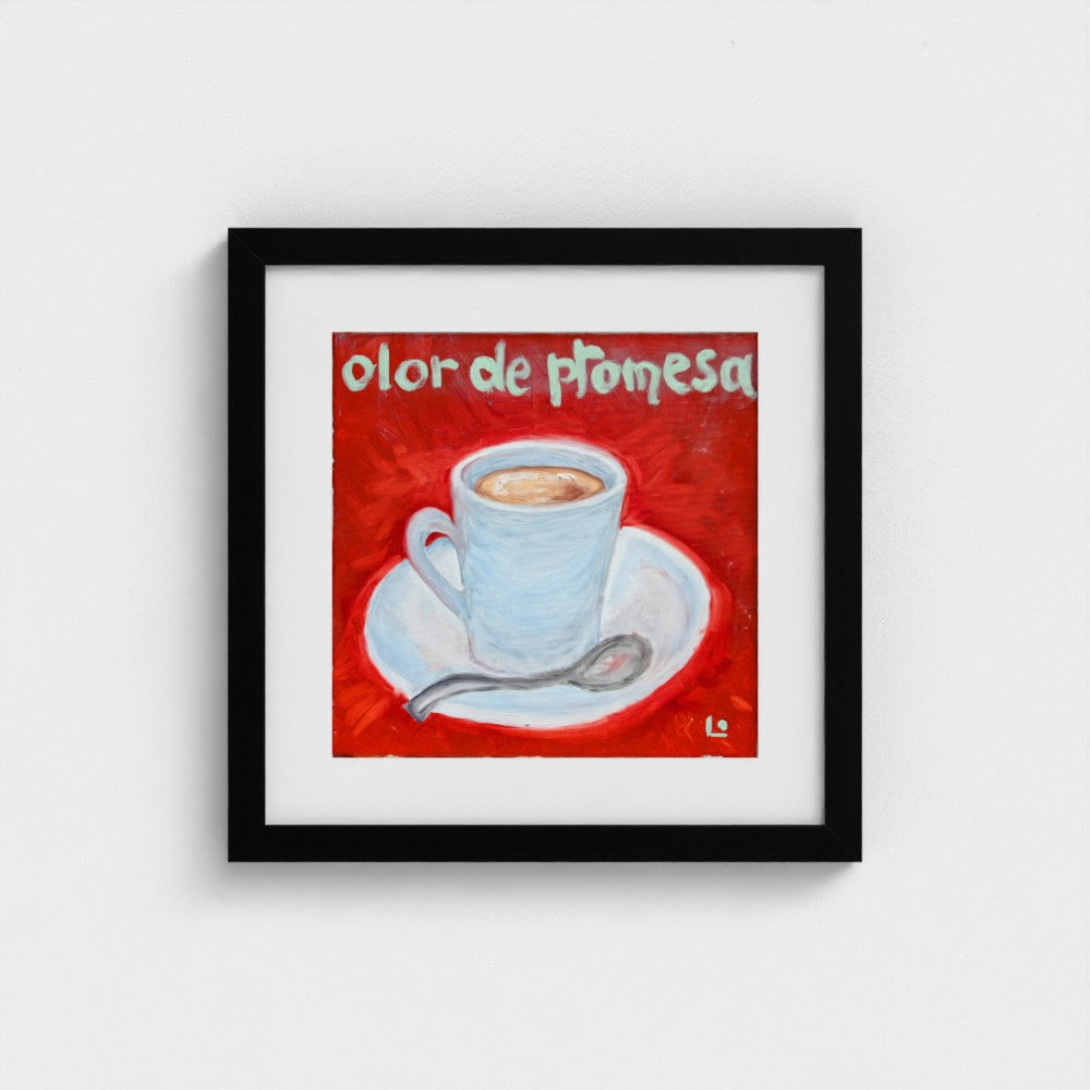 “CAFE!” Art Print on Paper — Espresso & ‘Scent of Promises’