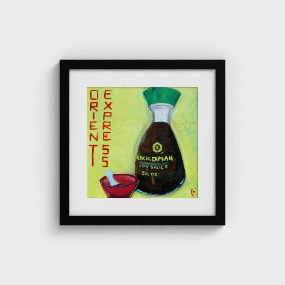 “SOYA!” Art Print on Paper — Green Kikkoman & Orient Express