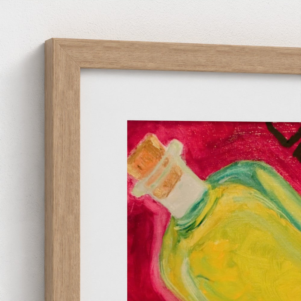 "OLIVE!" Pop Art Olive Oil Print on Paper