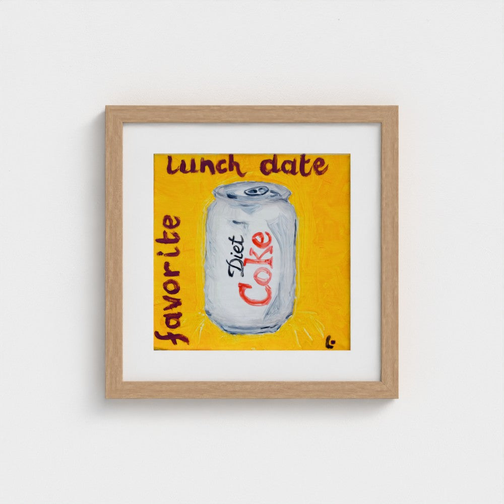 DIET! Diet Coke Art Print on Paper – Office Ritual Pop Art