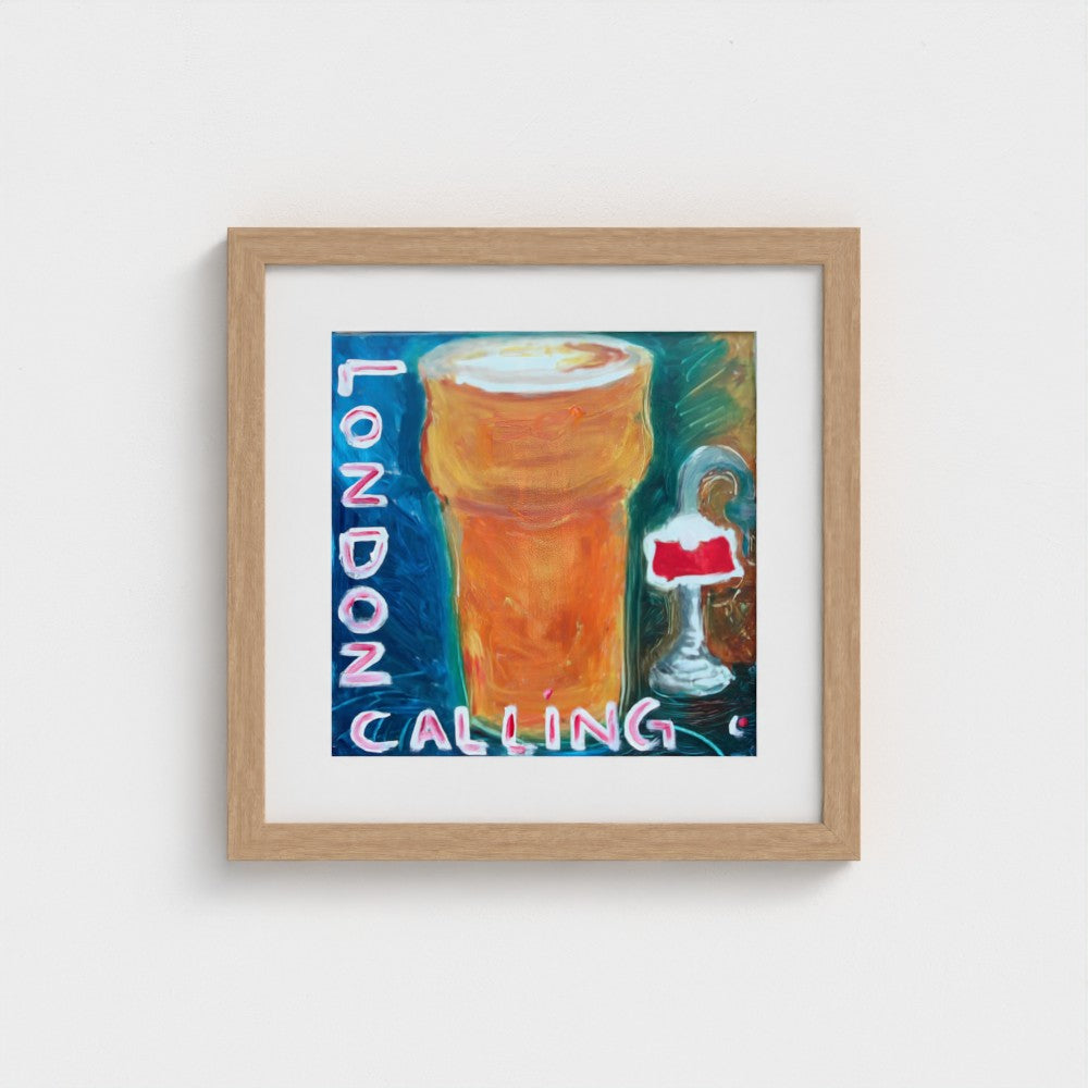 PINT! — London Calling Beer Print on Fine Art Paper