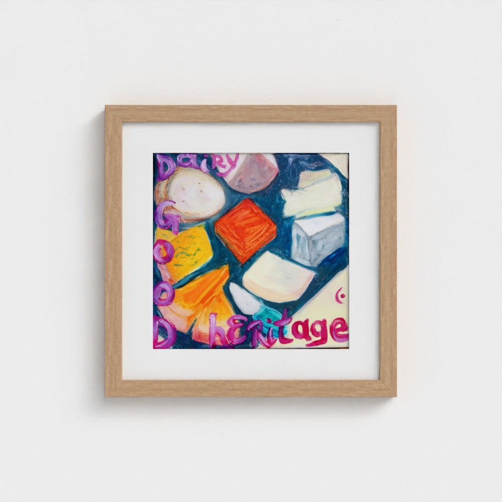 DAIRY! Fine Art Paper Print – British Cheese Heritage