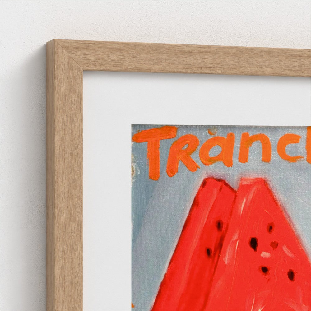 MELON! Fine Art Paper Print — Watermelon “Summer Slice”