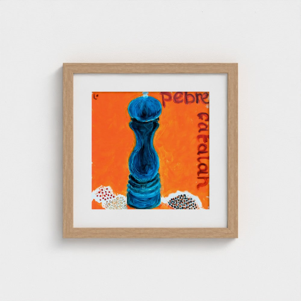 PEPPER Paper Print — Pepper Mill “Pebre Catalan”