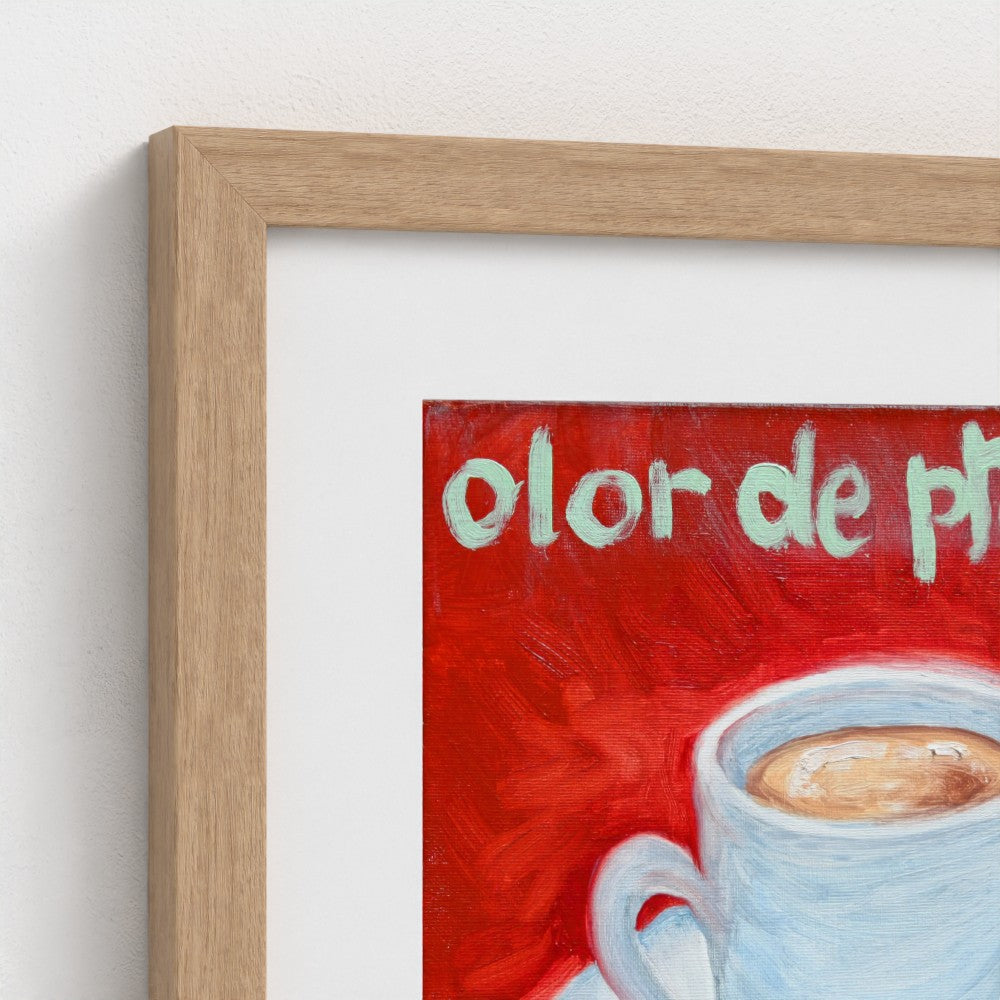 “CAFE!” Art Print on Paper — Espresso & ‘Scent of Promises’