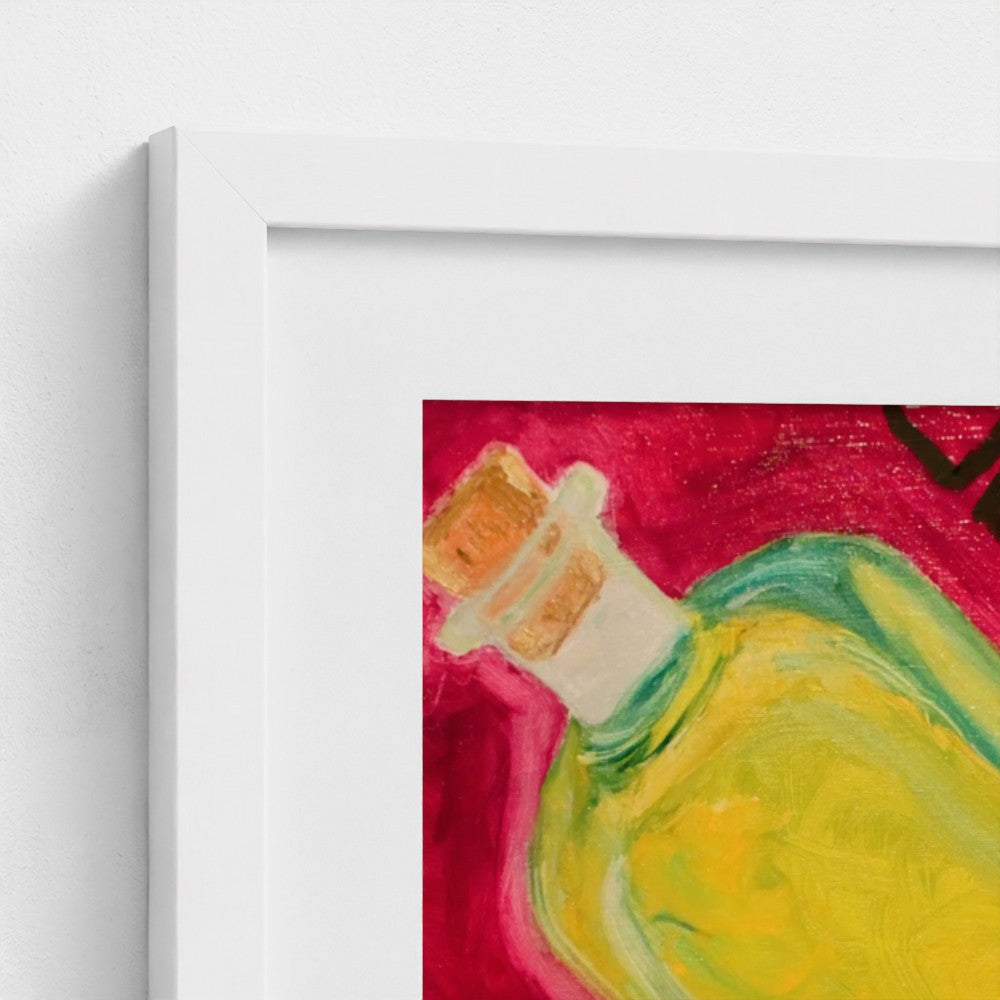 "OLIVE!" Pop Art Olive Oil Print on Paper