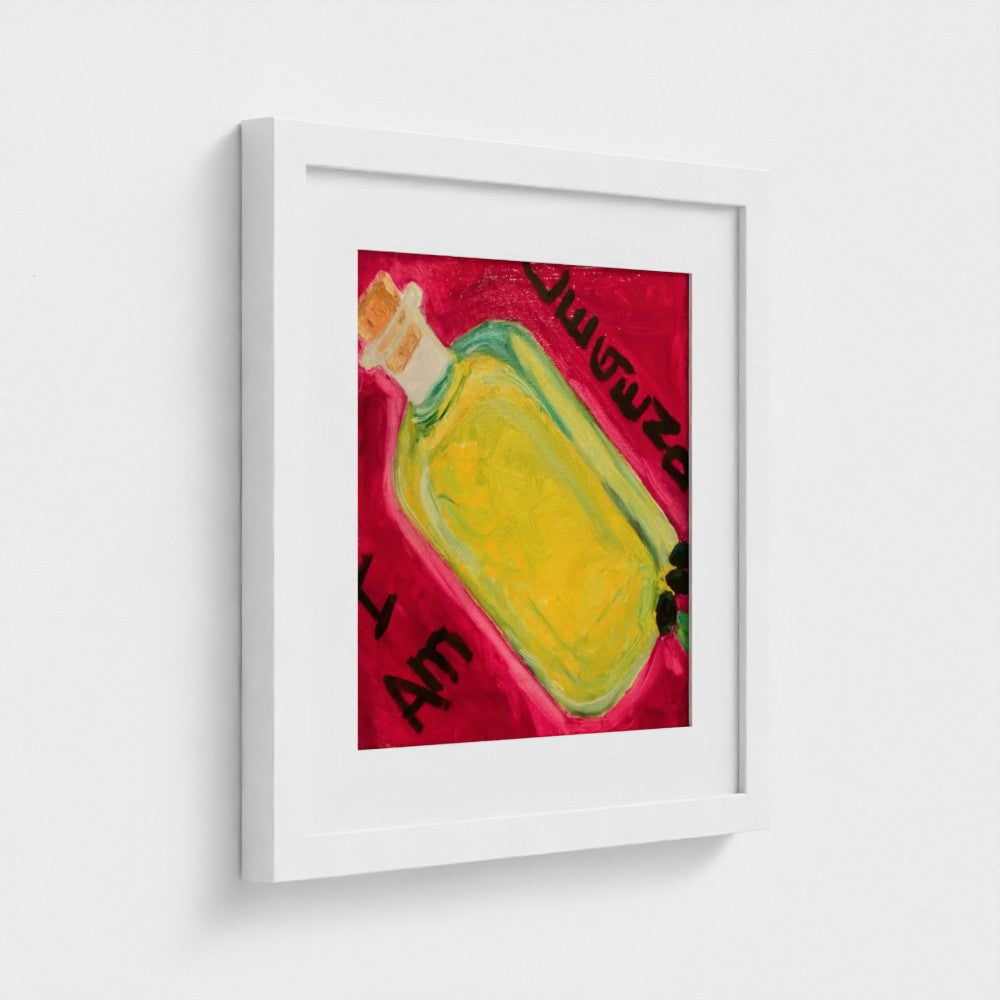 "OLIVE!" Pop Art Olive Oil Print on Paper