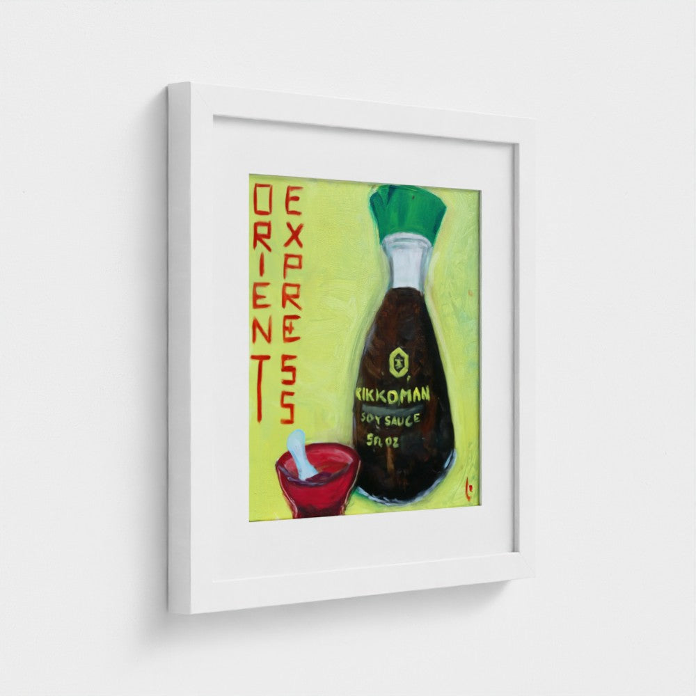 “SOYA!” Art Print on Paper — Green Kikkoman & Orient Express
