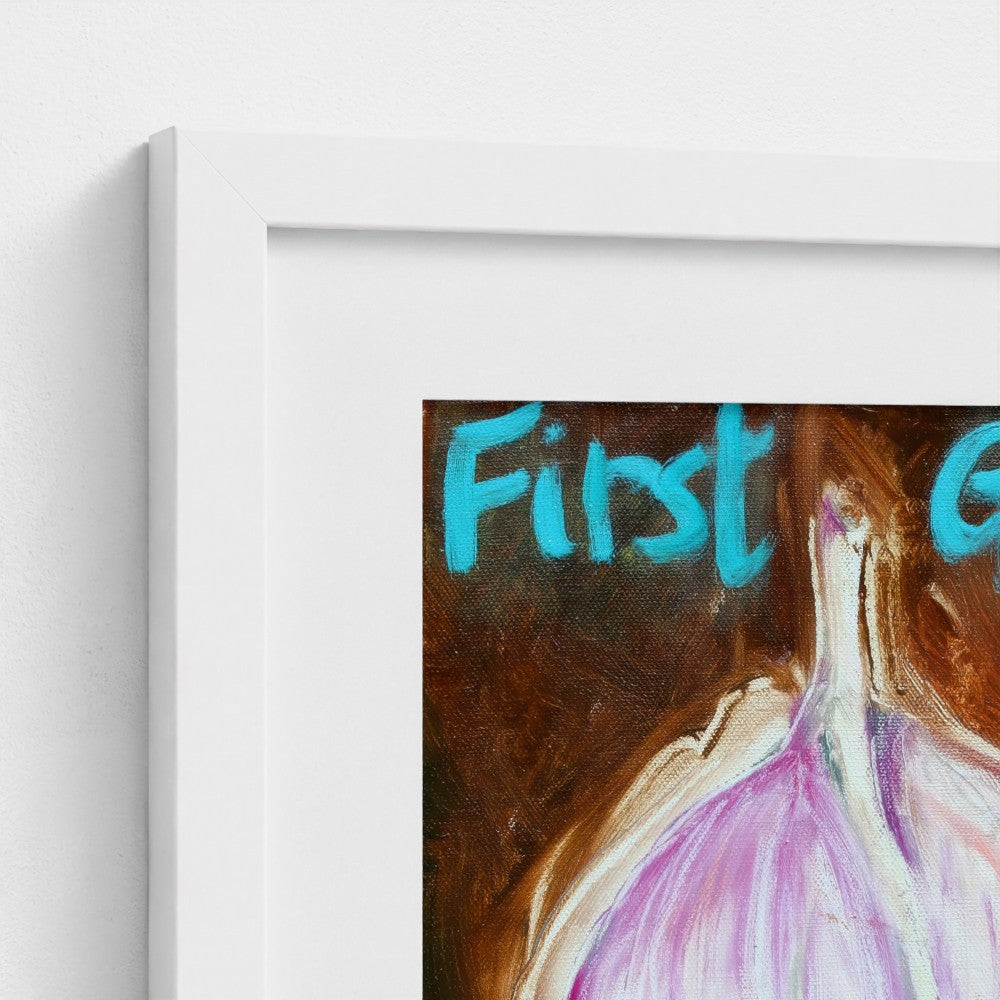 GARLIC! Fine Art Paper Print – Global Food Icon Pop Art