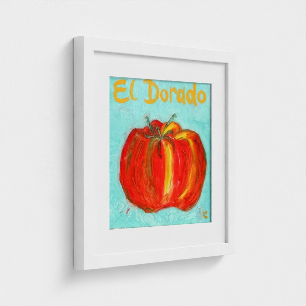 "TOMATE!" Pop Art Tomato Print on Paper