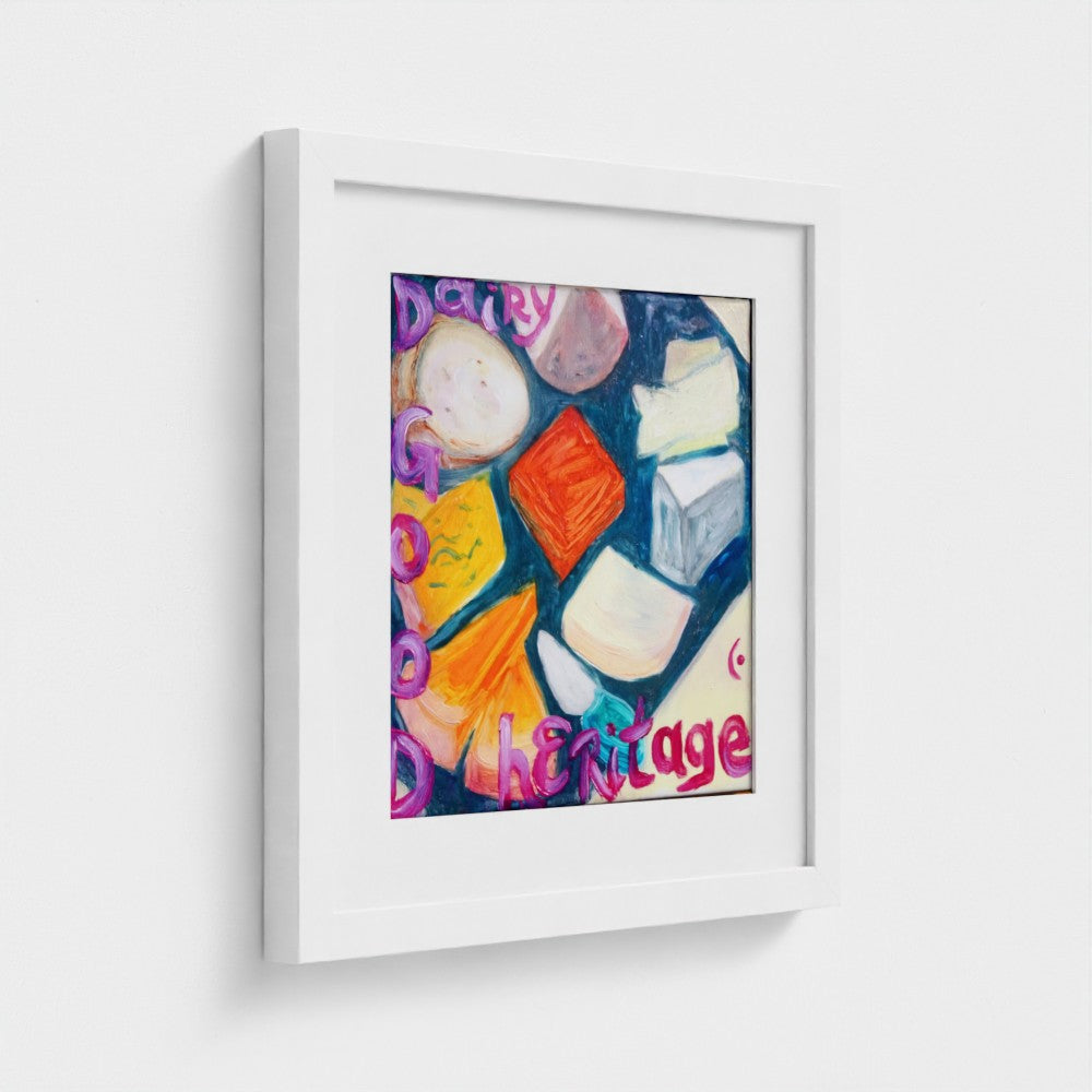 DAIRY! Fine Art Paper Print – British Cheese Heritage